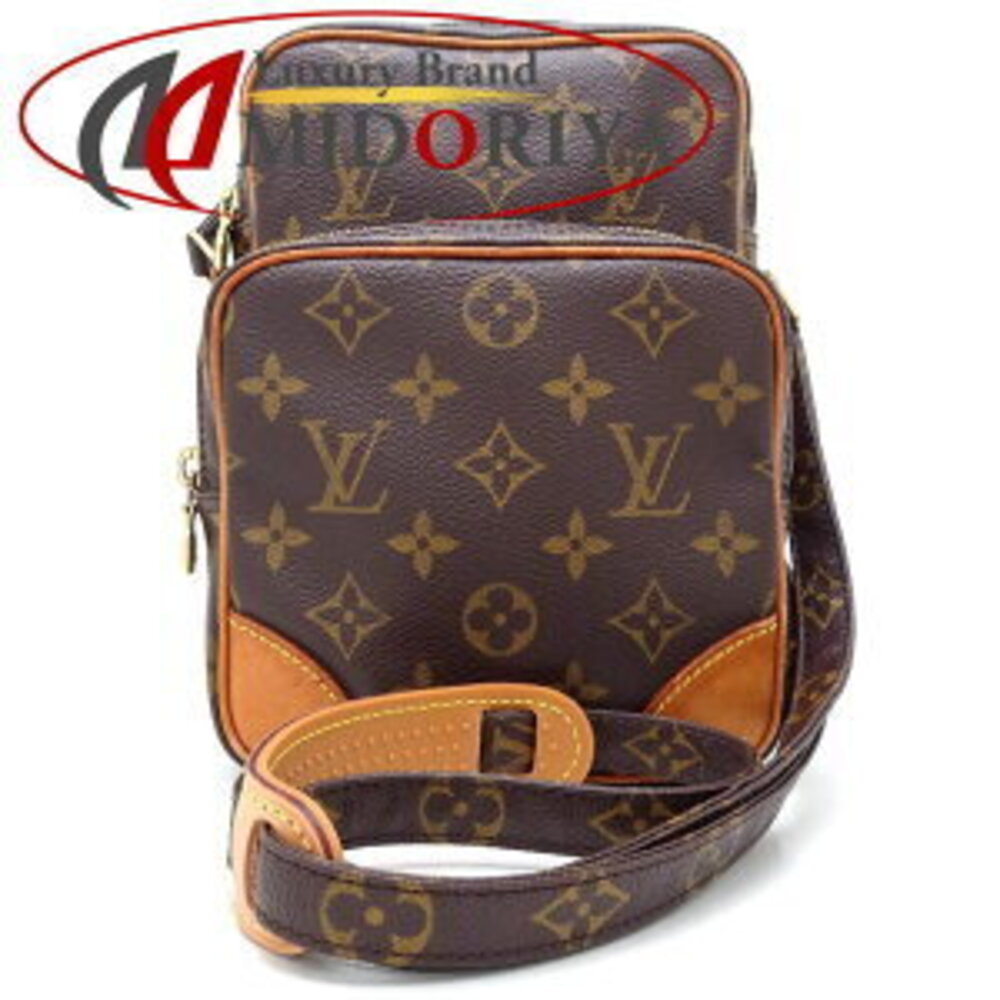 LOUIS VUITTON Monogram Amazon Crossbody Shoulder Bag Brown